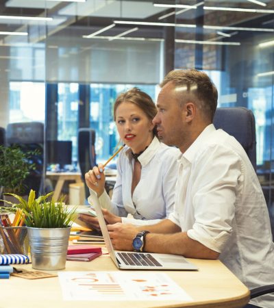 People in meeting room